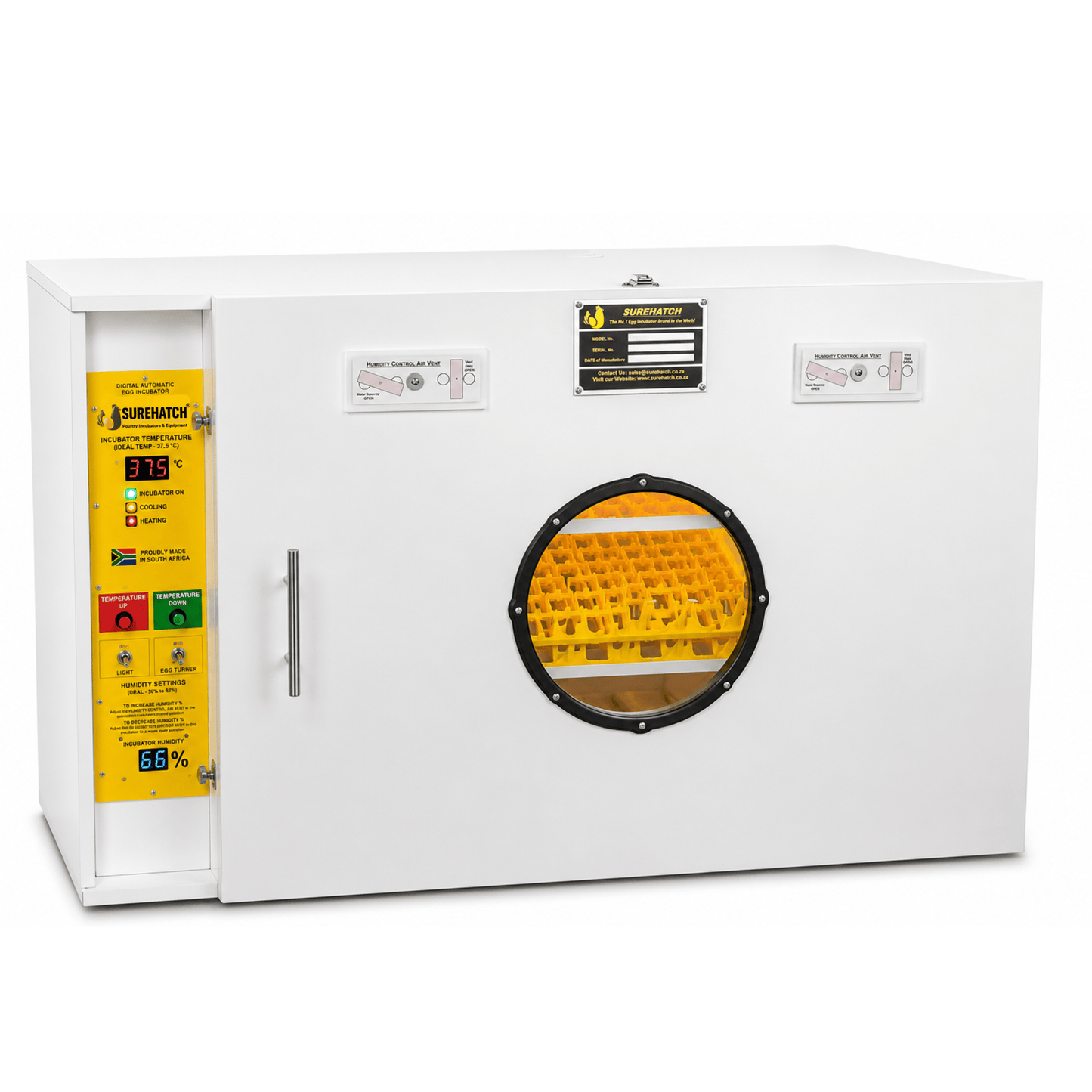 Incubadora e nascedouro de ovos 680 - modelo digital totalmente automático SH680